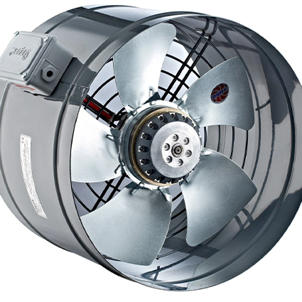 Yuvarlak Kanal Tipi Aksiyal Fan AYAS YBA-315-2K-M 3000 DD 220V